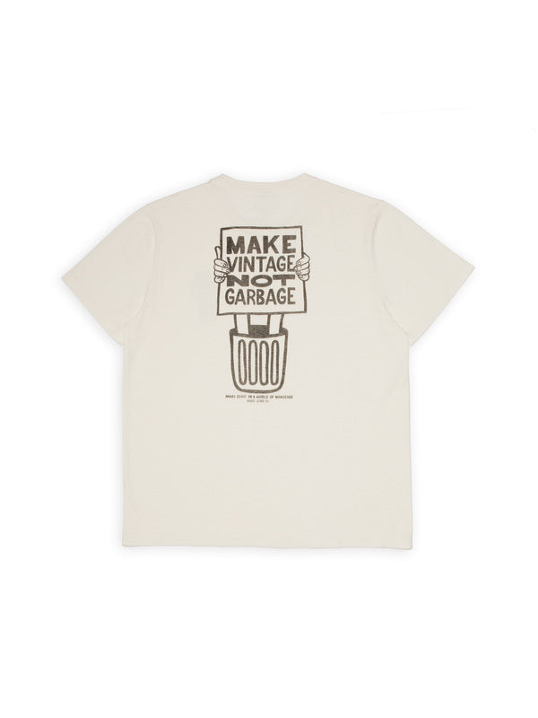 Roy Garbage T-Shirt Chalk White - image 2