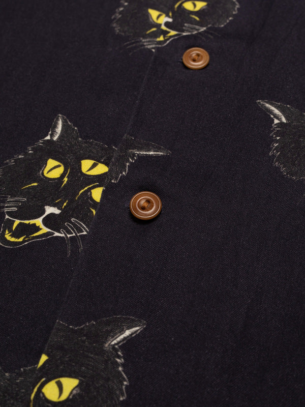Arvid The Cat Hawaii Shirt Antracite - image 5