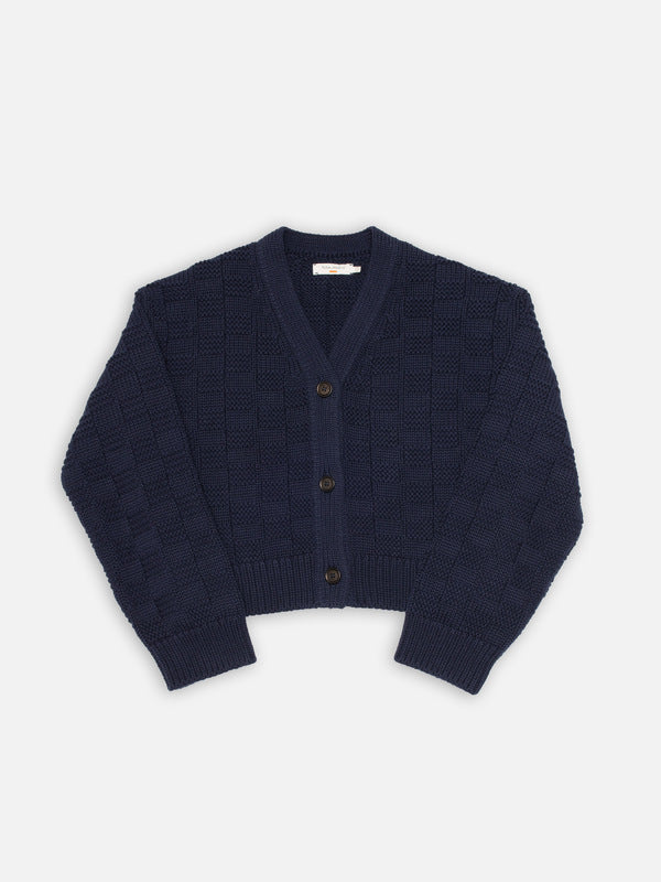 Karla Knitted Cardigan Blueberry - image 2