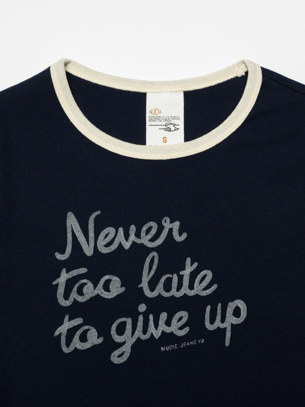 Eve Ringer Too Late T-Shirt Blueberry