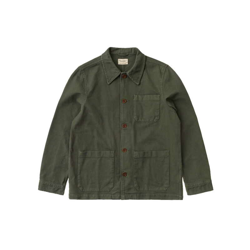 Barney Worker Jacket Olive - image 7