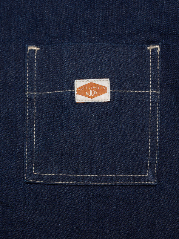 Lina Painter Denim Shirt Dark Blue - image 4