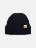Cotton Beanie Ribbed Blueberry