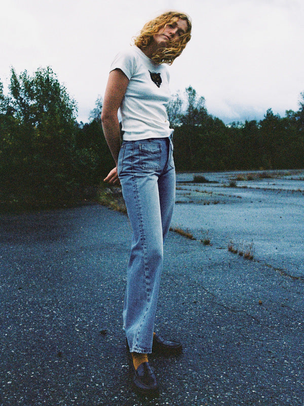 Holly Flare Denim Pants