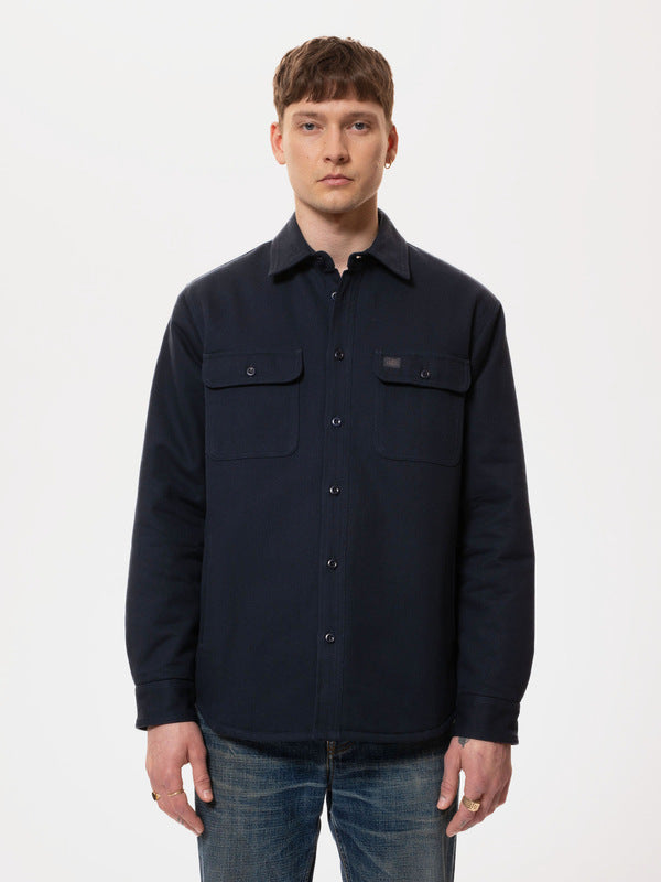 Glenn Padded Shirt Navy - image 3
