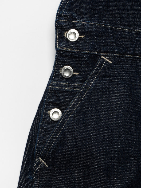 Malwa Workwear Denim Dress Dark Blue - image 6