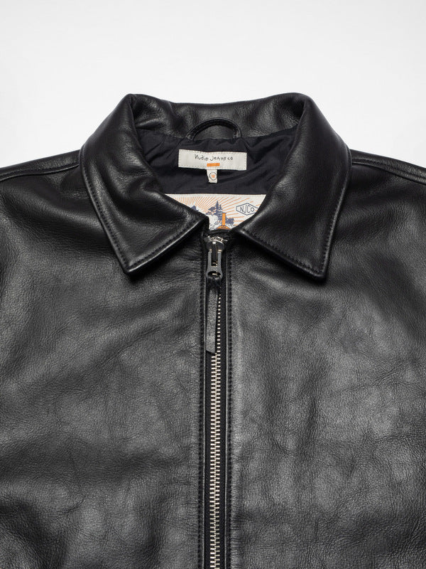 Eddy Rider Leather Jacket Black - image 5