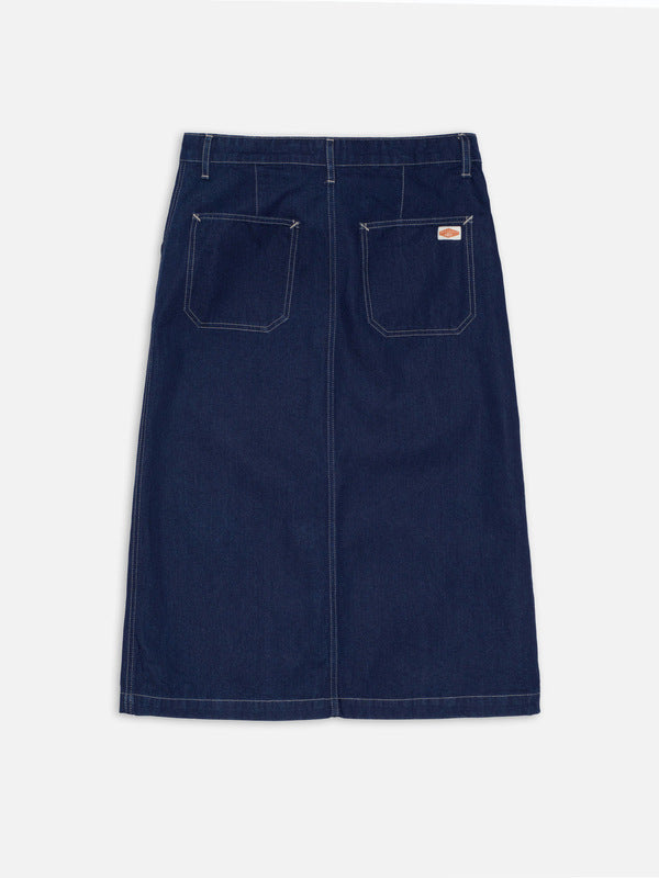 Boel Painter Denim Skirt Dark Blue - image 4