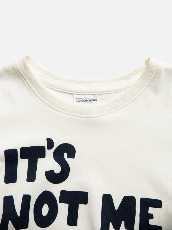 Tiny Tee It Is Not Me Offwhite - image 5