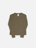 Mira Henley Waffle Olive