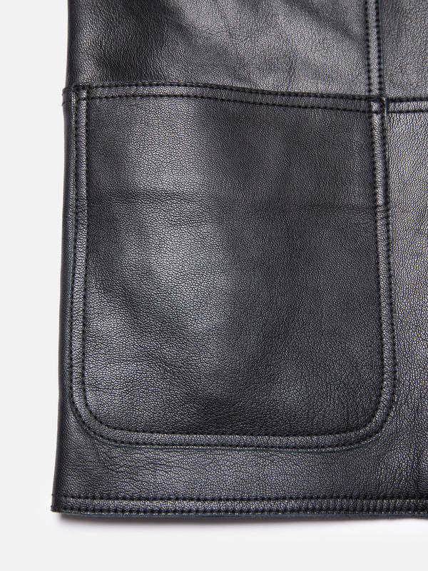 Saga Leather Blazer Black - image 6