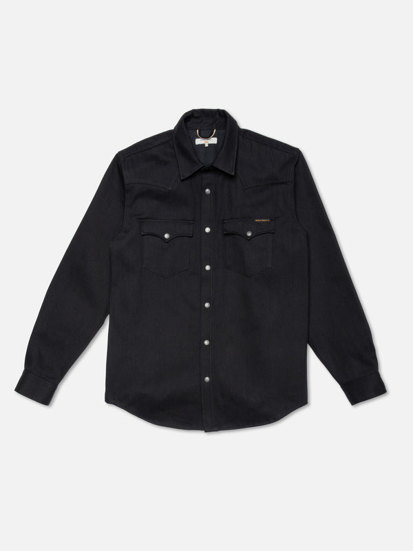 George Selvage Denim Shirt Dry Black - image 2